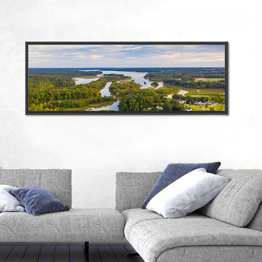 Lake Oconee Aerial Landscape Wall Art