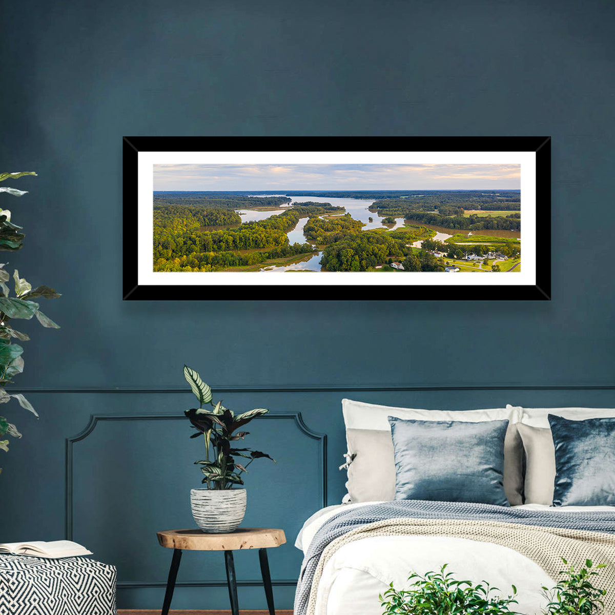 Lake Oconee Aerial Landscape Wall Art