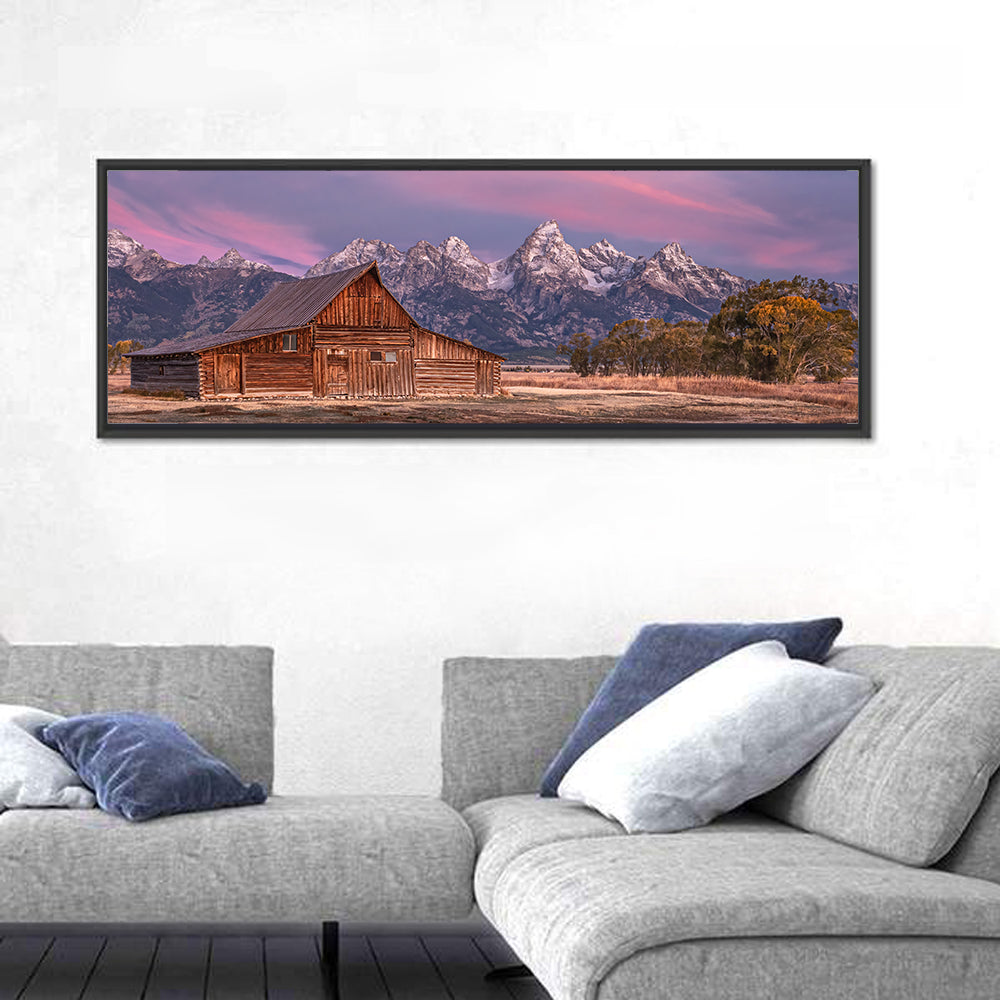 T.a. Moulton Barn at Dusk Wall Art
