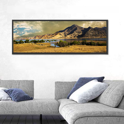 Lake Kaweah at Golden Hour Wall Art