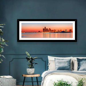 Detroit Skyline Wall Art