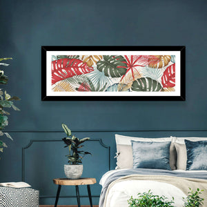 Tropical Leaves Pattern Wall Art