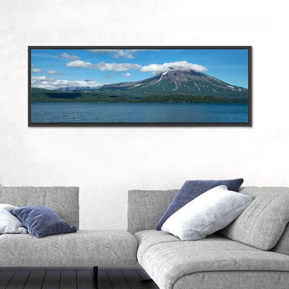 Ilyinsky Volcano Over Kuril Lake Wall Art