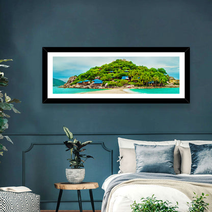 Koh Nang Yuan Sandbar Island Beach Wall Art