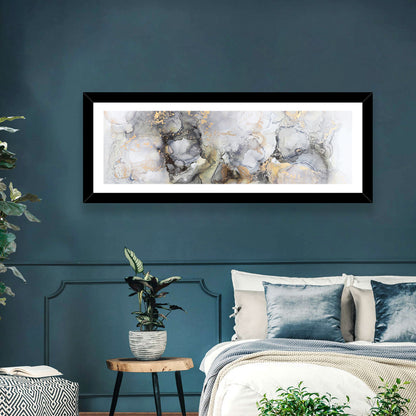Gold Foil Marble Abstract Wall Art