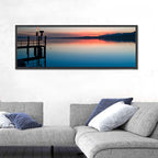 Lake Geneva Sunrise Pier Wall Art