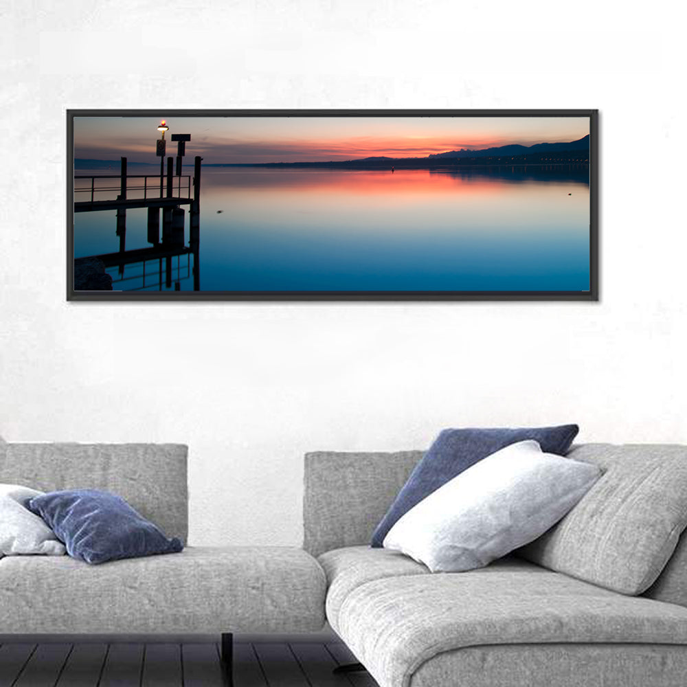 Lake Geneva Sunrise Pier Wall Art
