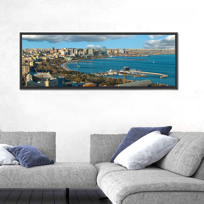 Baku Waterfront Skyline Wall Art