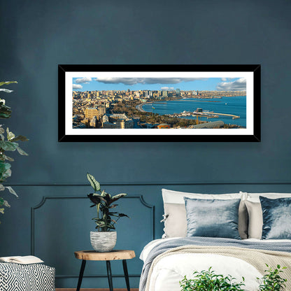 Baku Waterfront Skyline Wall Art