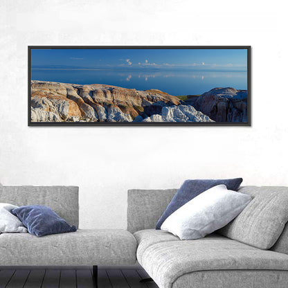 Shekelmes Tract Cliff Over Lake Wall Art