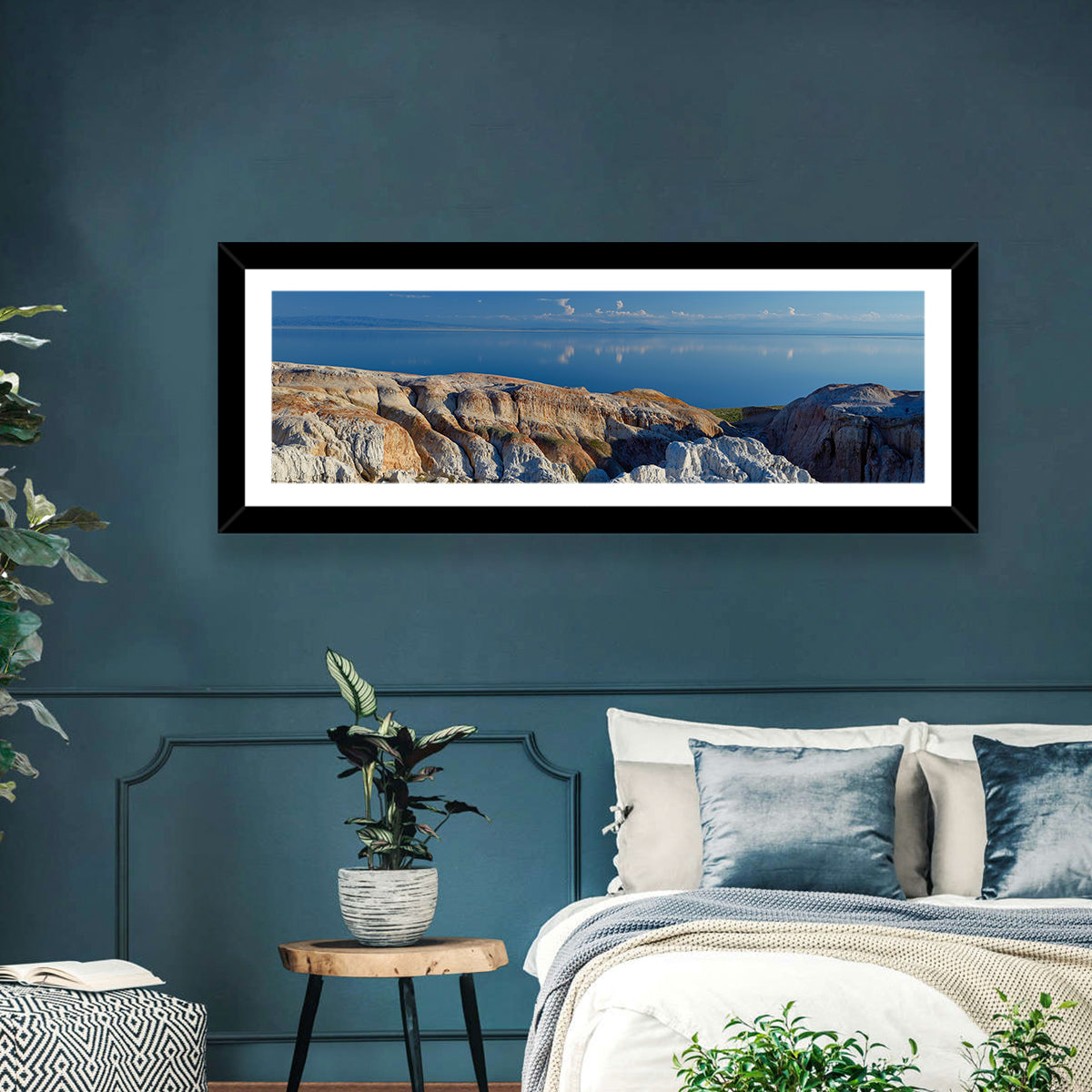 Shekelmes Tract Cliff Over Lake Wall Art
