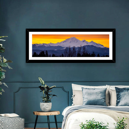 Sunrise Over Mount Baker Wall Art