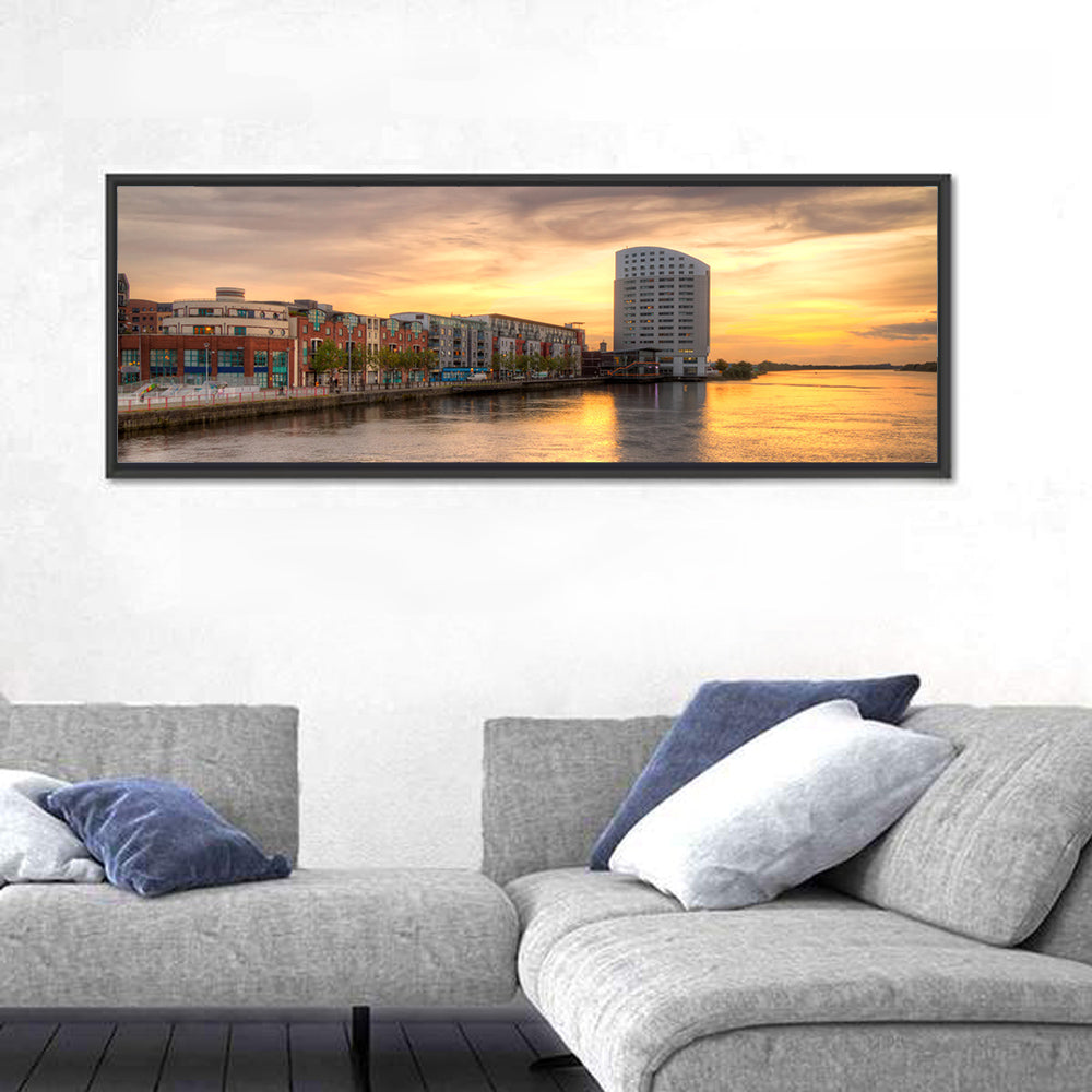 Limerick Riverside at Dusk Wall Art