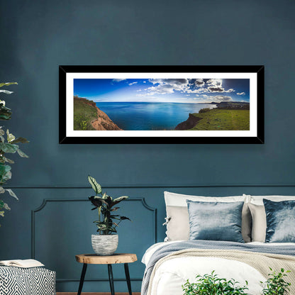 Sidmouth Cliffs and Sea View Wall Art