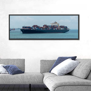 Cargo Container Ship Wall Art