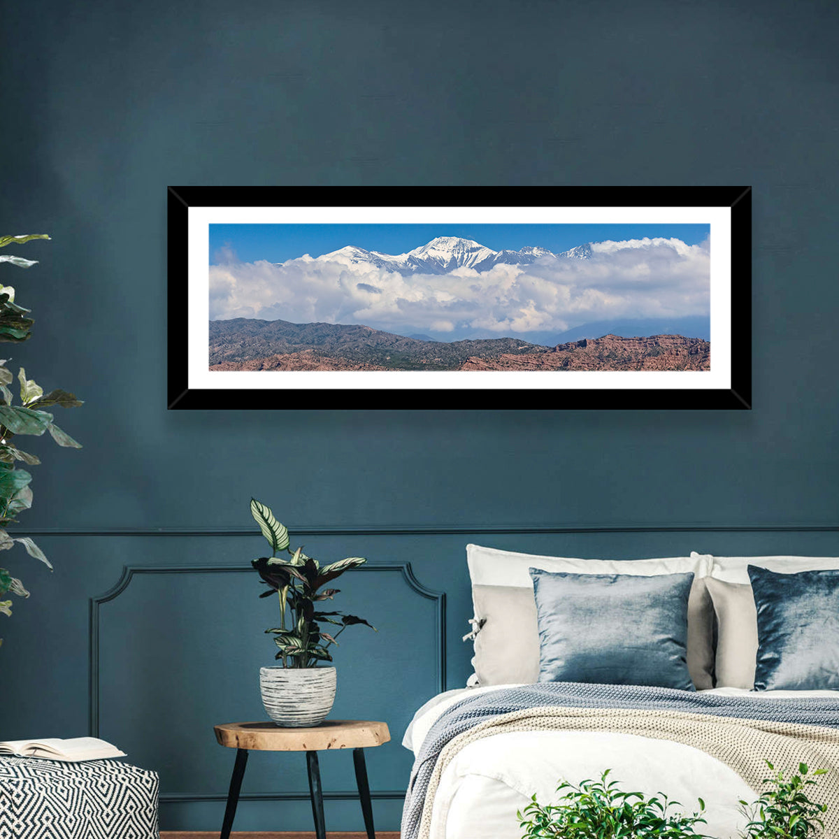 El Plata Snowcapped Peaks Above Cloud Deck Wall Art