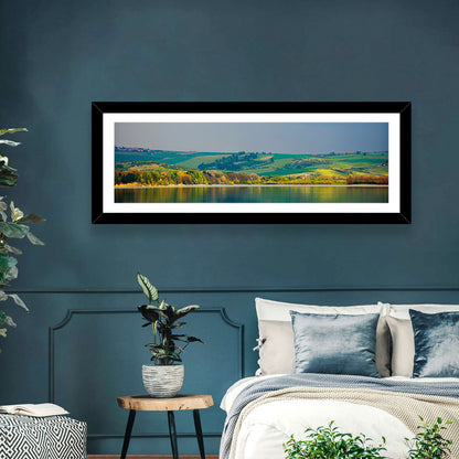 Liptovska Mara Lake Reflection Wall Art