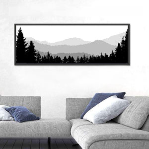 Foggy Mountains Wall Art