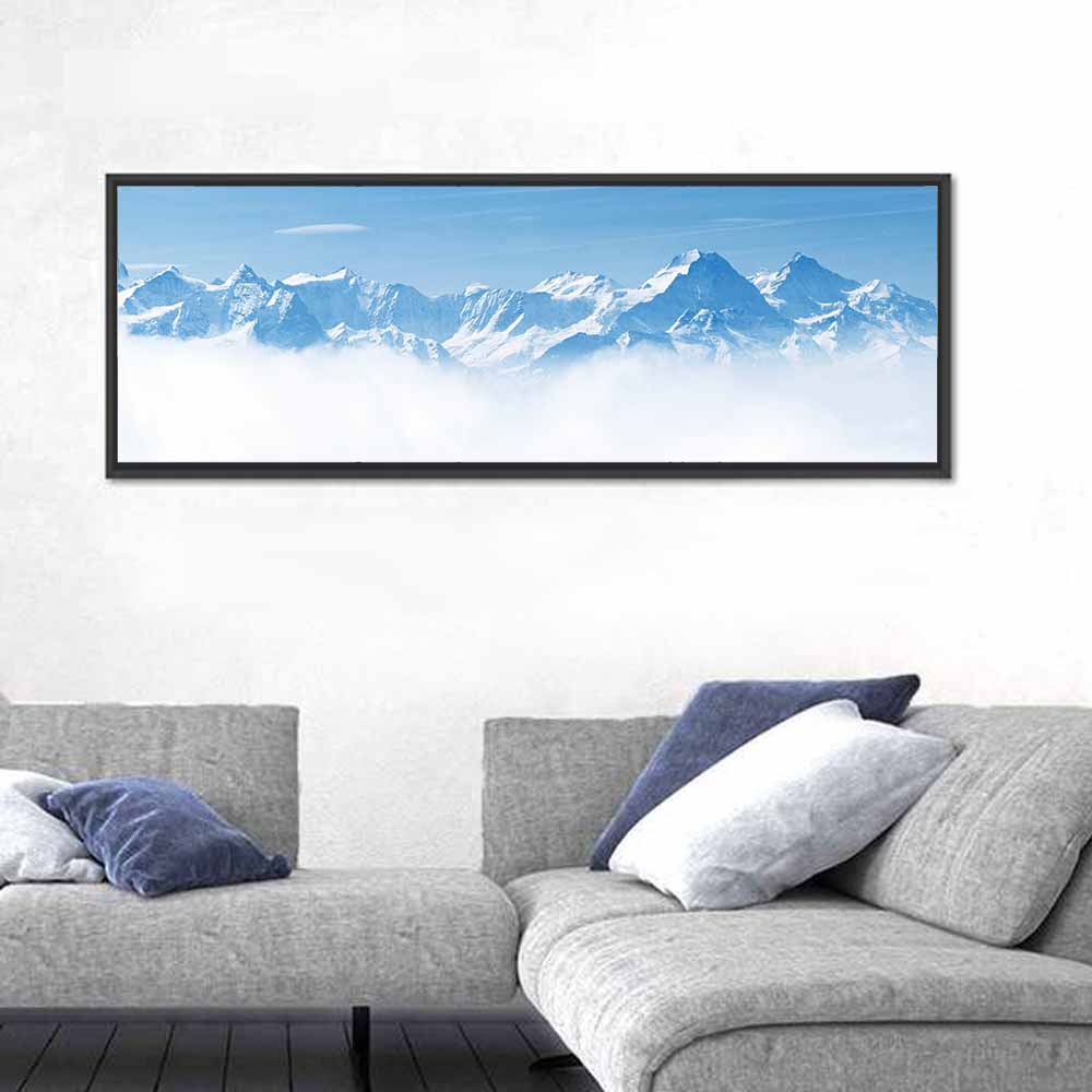Pilatus Peaks Above Clouds Wall Art