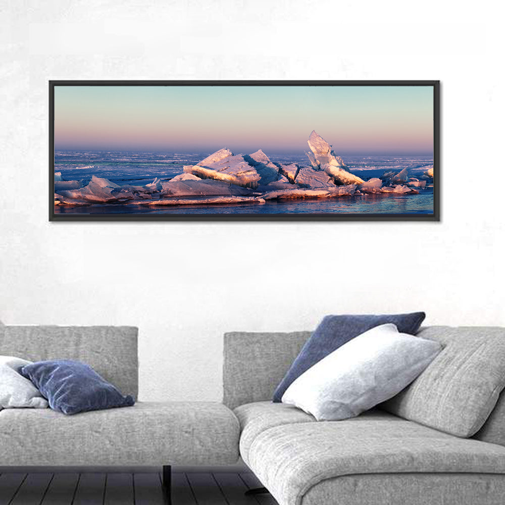 Lake Balkhash Ice Hummocks Wall Art
