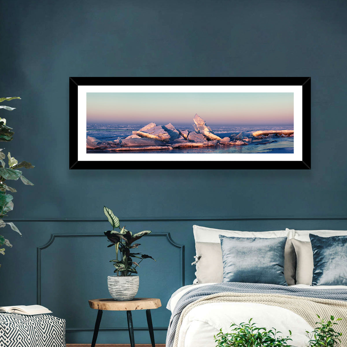 Lake Balkhash Ice Hummocks Wall Art