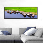 Boats at the Shoreline Wall Art