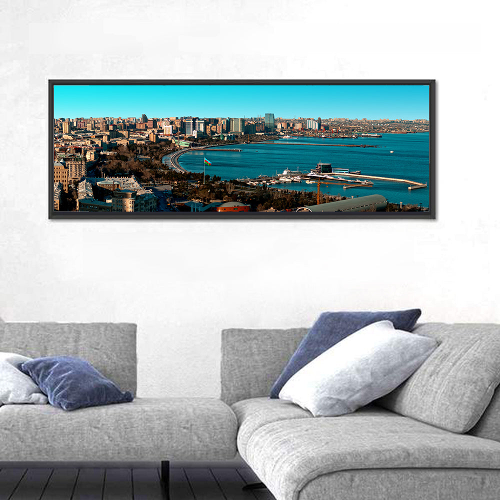 Baku Bay Panorama Wall Art