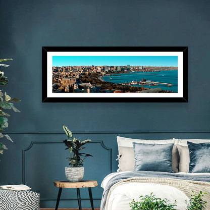 Baku Bay Panorama Wall Art