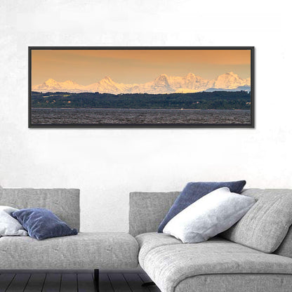 Lake Neuchatel Golden Hour Wall Art