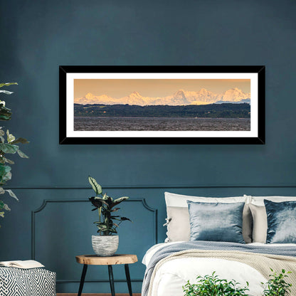 Lake Neuchatel Golden Hour Wall Art