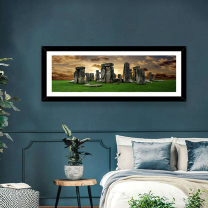 Stonehenge at Sunset Wall Art