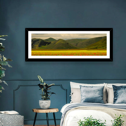 Castelluccio Wildflower Meadow Wall Art