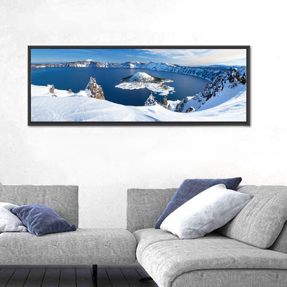 Crater Lake with Wizard Island Wall Art