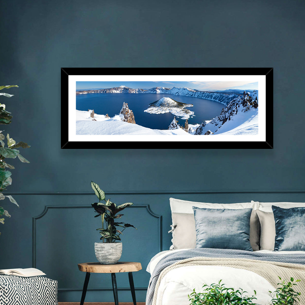 Crater Lake with Wizard Island Wall Art
