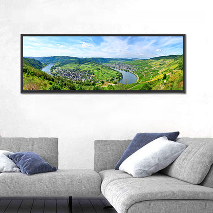 Moselle River at Bernkastel-kues Wall Art