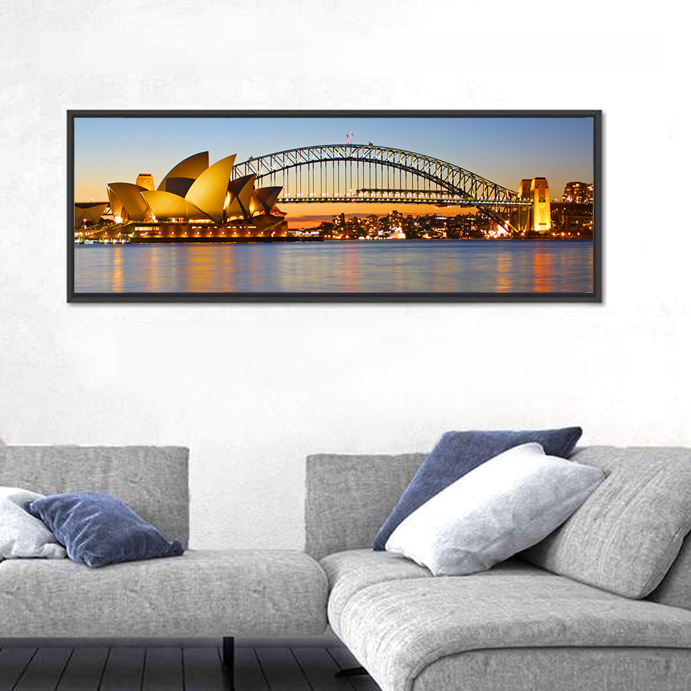Sydney Harbour Bridge and Opera House Wall Art