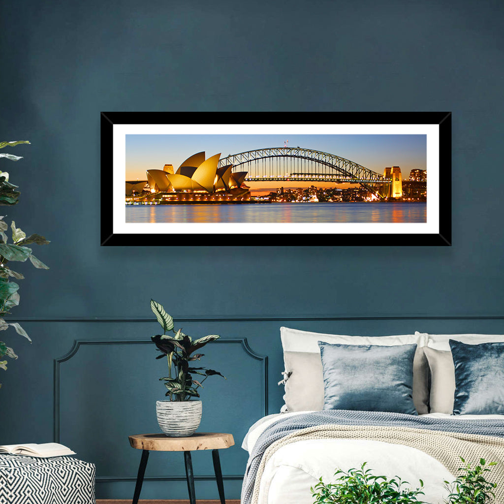 Sydney Harbour Bridge and Opera House Wall Art