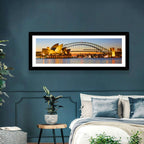 Sydney Harbour Bridge and Opera House Wall Art