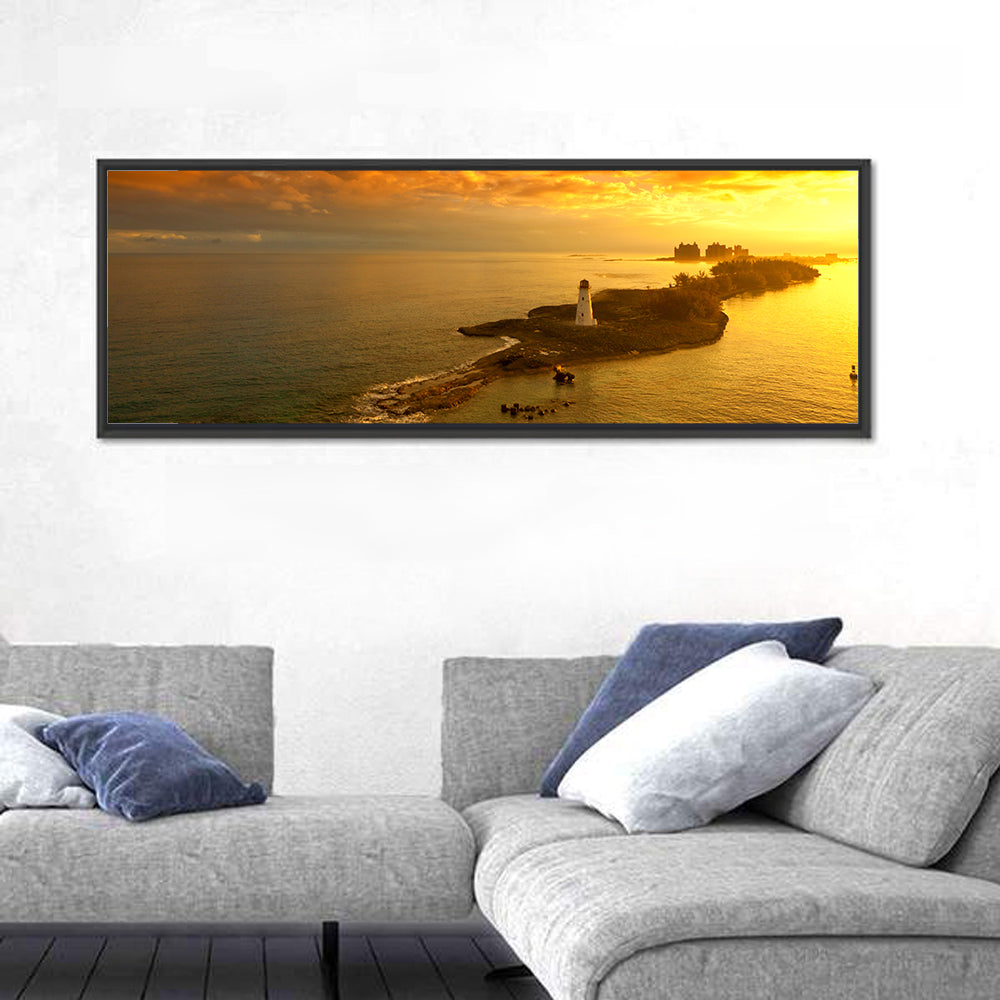 Nassau Lighthouse at Golden Hour Wall Art