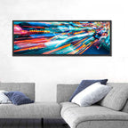 Night Traffic Light Trails Wall Art