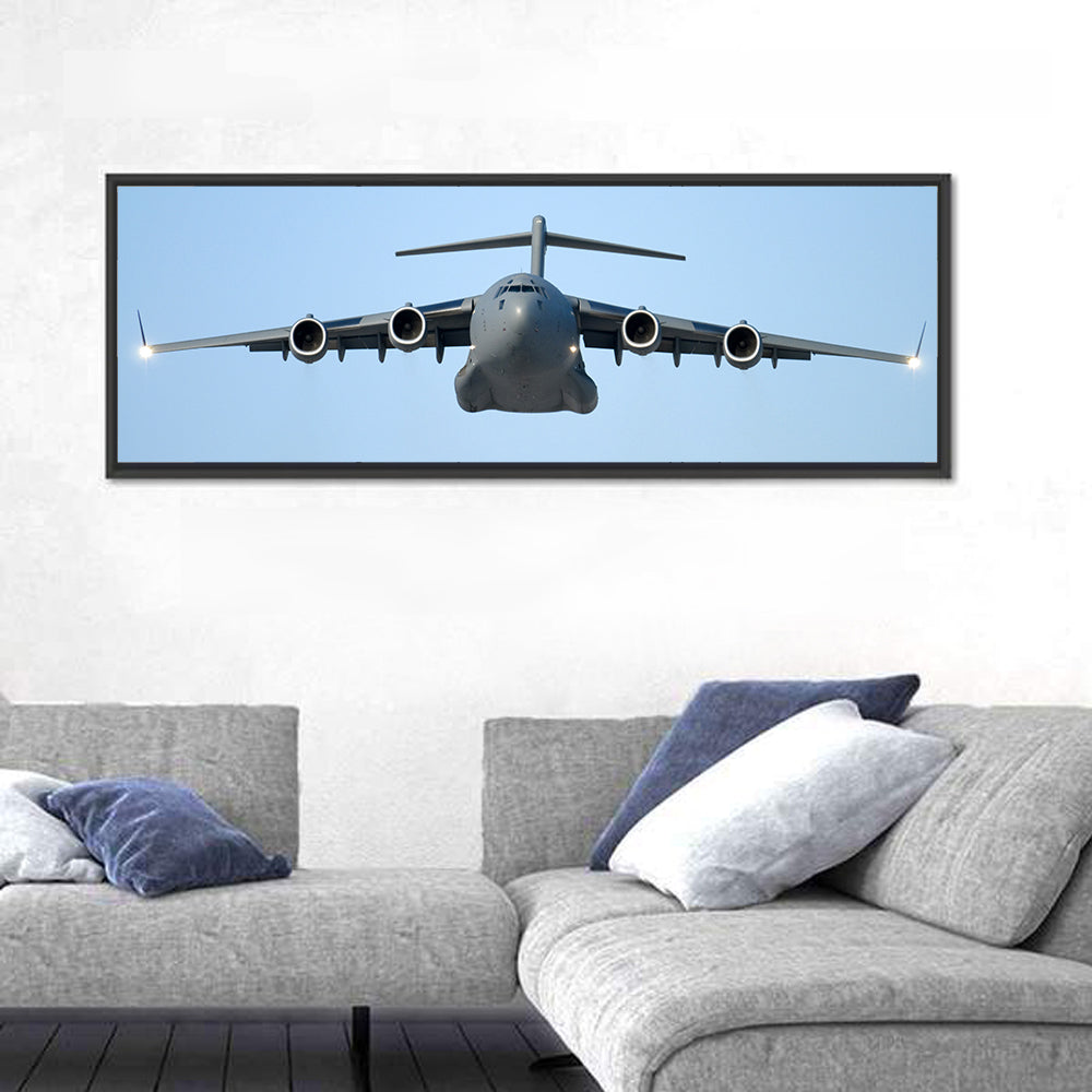 C-130 Head-on Transport Aircraft Wall Art