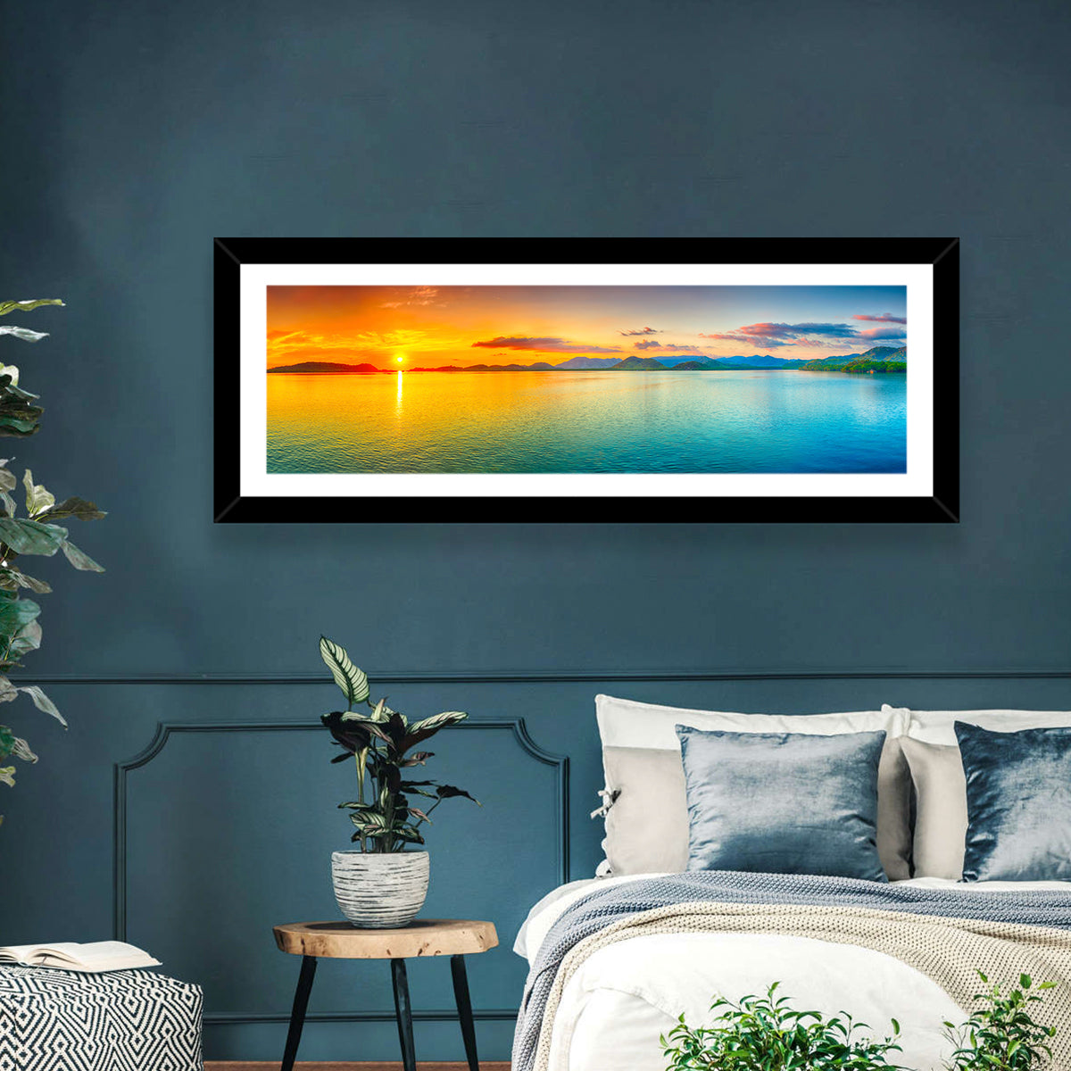 Golden Lake Sunrise Wall Art