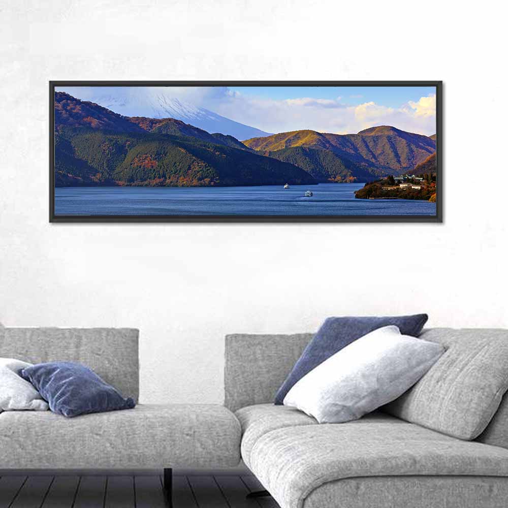 Mount Fuji Over Lake Ashi Wall Art