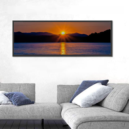 Lake Jocassee Golden Sunrise Wall Art
