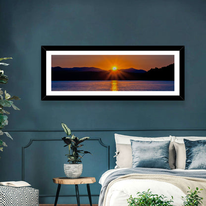 Lake Jocassee Golden Sunrise Wall Art