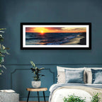 Lake Balkhash Golden Dusk Wall Art
