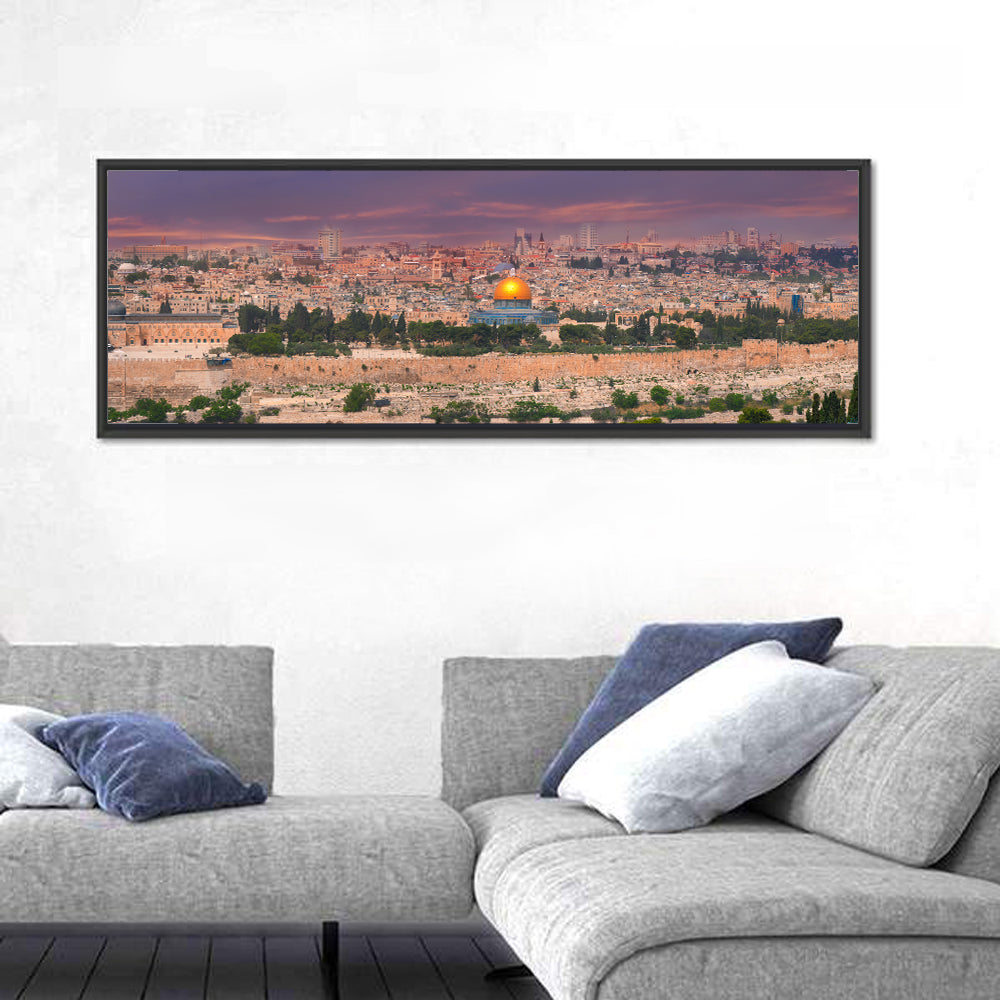 Jerusalem Golden Dome at Dusk Wall Art