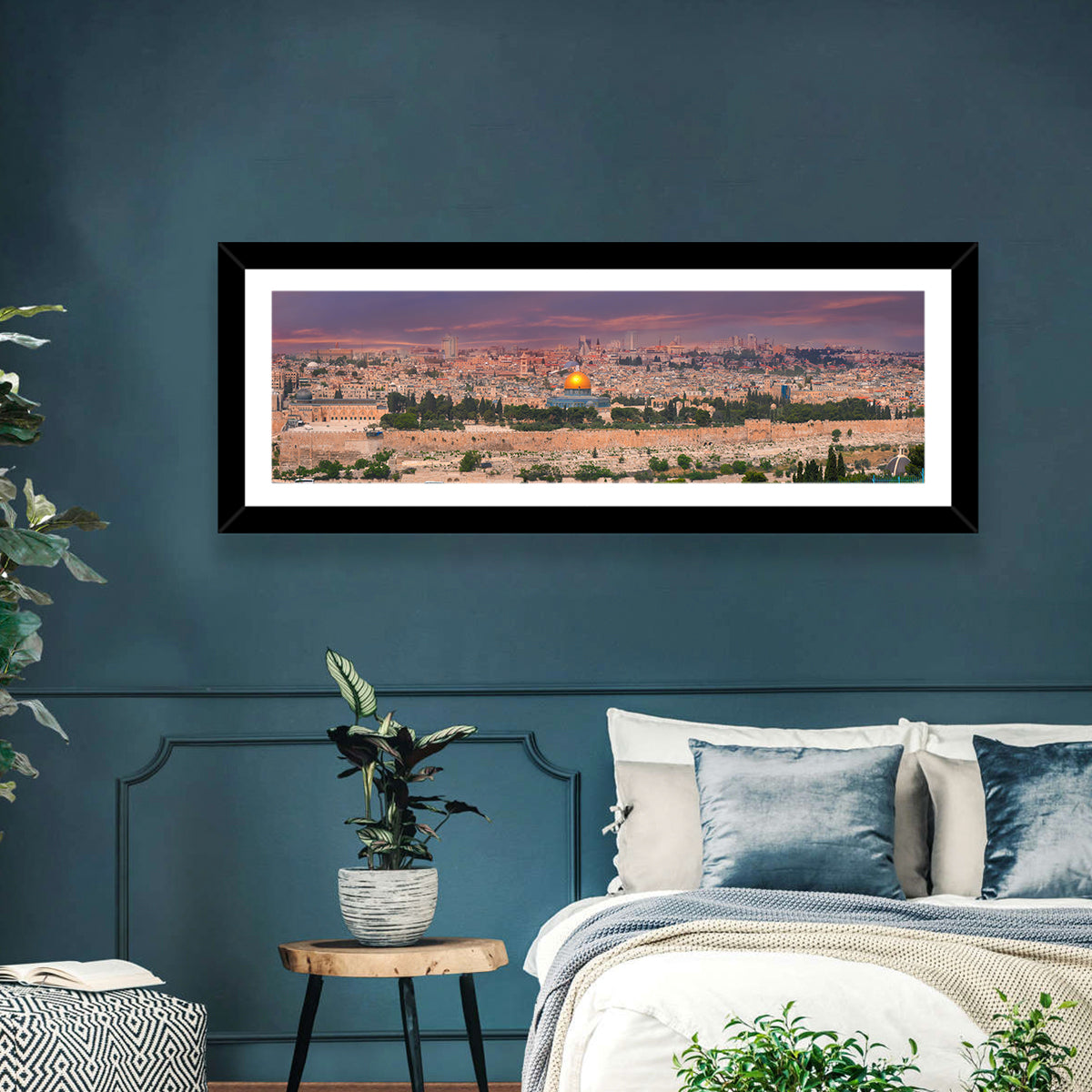 Jerusalem Golden Dome at Dusk Wall Art