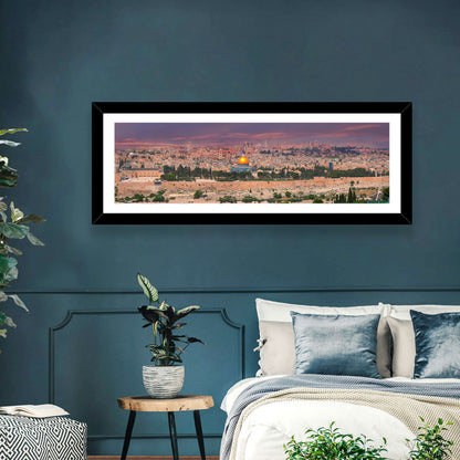 Jerusalem Golden Dome at Dusk Wall Art