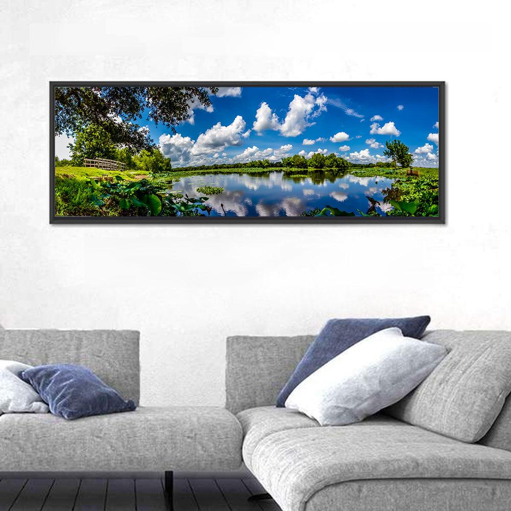 Brazos Bend Lake Reflection Wall Art